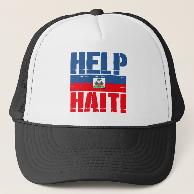 GORRA DE CAMIONERO AYUDA HAITÍ (Anverso)