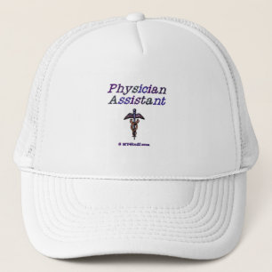 Gorra De Camionero Ayudante del médico - caduceo