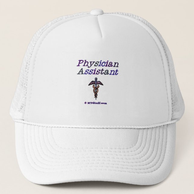 Gorra De Camionero Ayudante del médico - caduceo (Anverso)