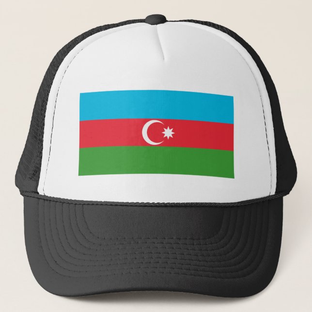 Gorra De Camionero Azerbaijan Flag (Anverso)