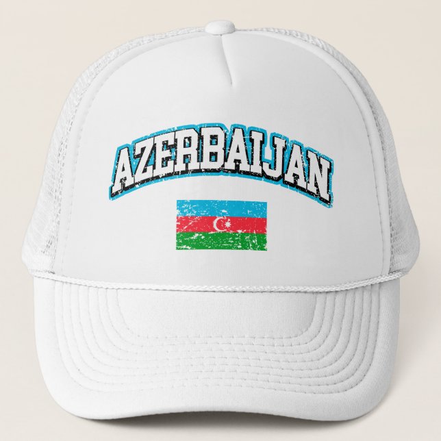 Gorra De Camionero Azerbaijan Flag (Anverso)