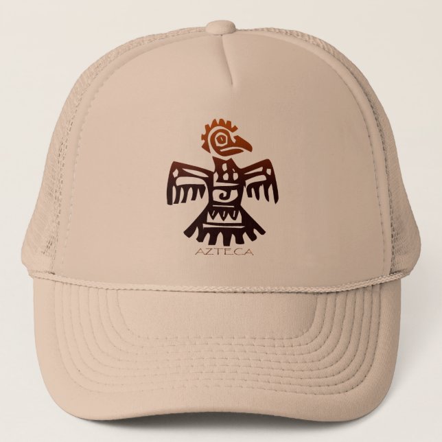 Gorra De Camionero AZTEC ~ Espíritu de pájaro (Anverso)