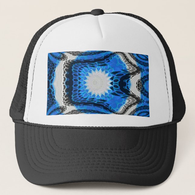 Gorra De Camionero Azul atómico (Anverso)