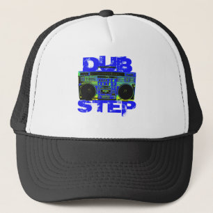 Gorra De Camionero Azul Boombox de Dubstep
