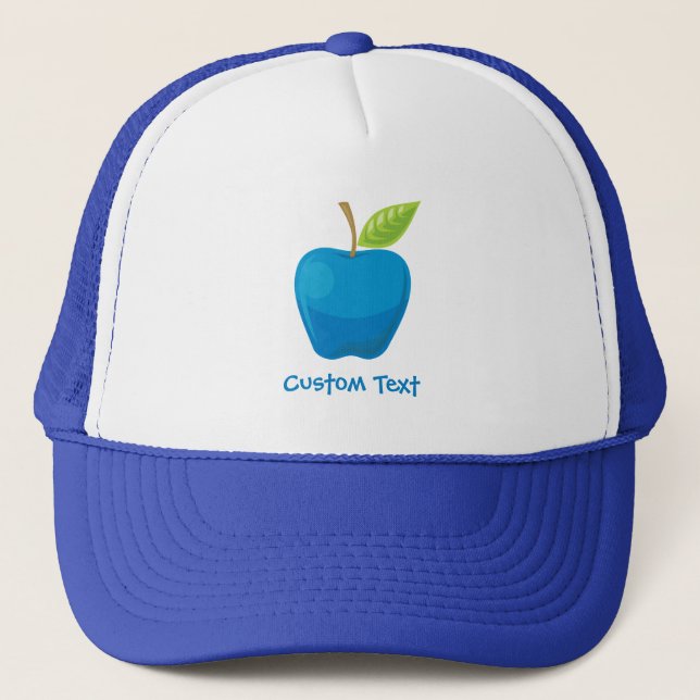Gorra De Camionero Azul de Apple (Anverso)