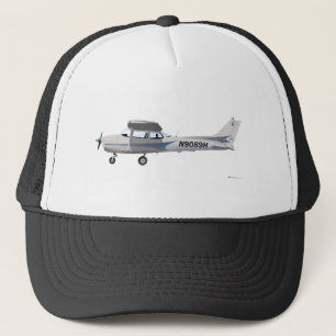 Gorra De Camionero Azul de Cessna 172 Skyhawk