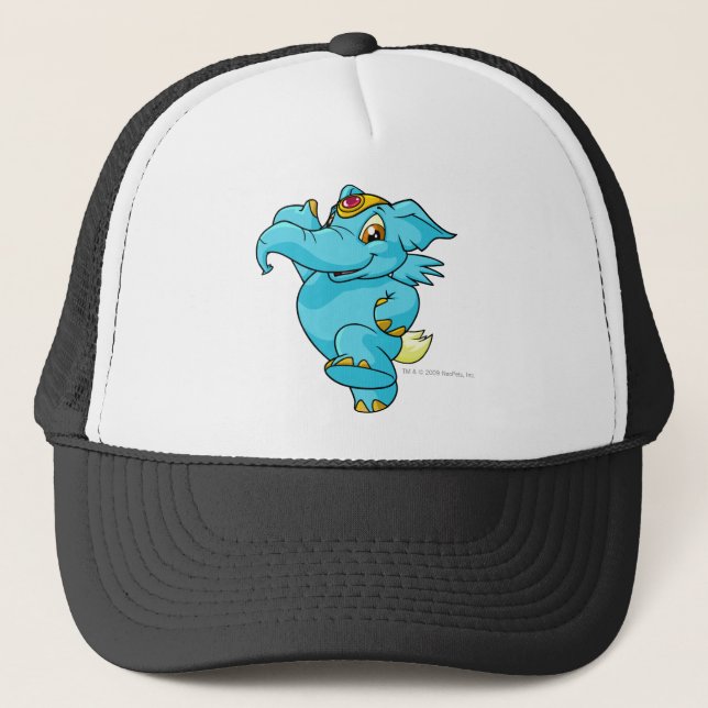 Gorra De Camionero Azul de Elephante (Anverso)