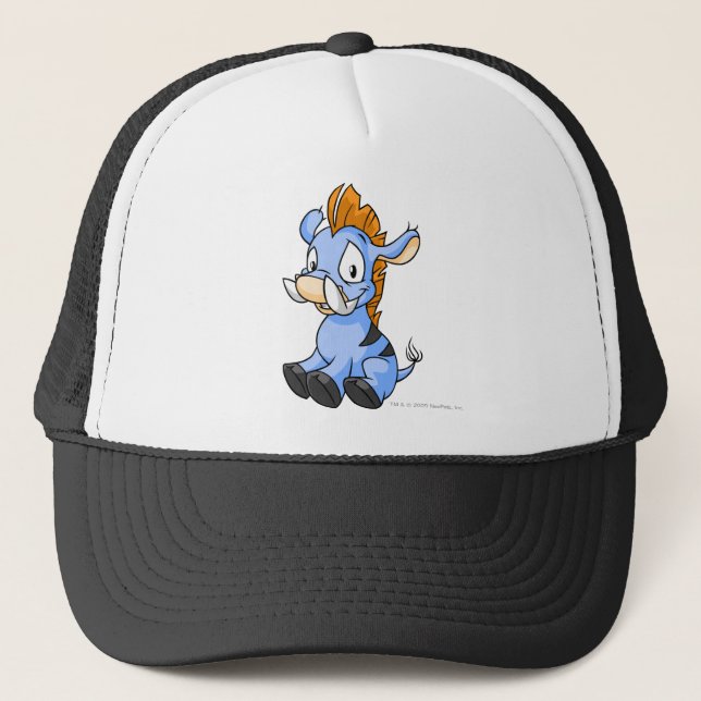 Gorra De Camionero Azul de Moehog (Anverso)
