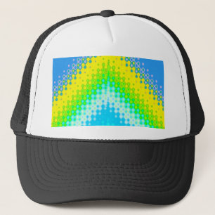 Gorra De Camionero Azul de montaña Pixelado