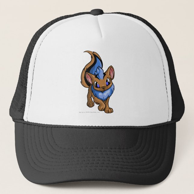 Gorra De Camionero Azul de Xweetok (Anverso)