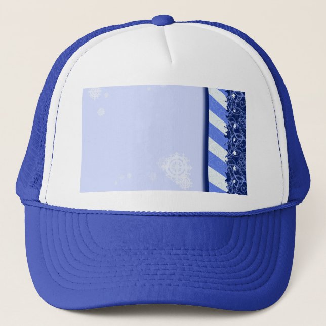 Gorra De Camionero Azul del invierno (Anverso)