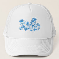 Azul del suajili de Jambo hola