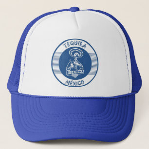 GORRA DE CAMIONERO AZUL DEL TEQUILA MÉXICO