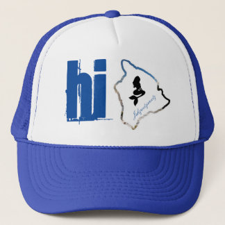 Gorra De Camionero Azul hola Jahzrootzierootz