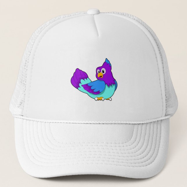 Gorra De Camionero Azul loro (Anverso)