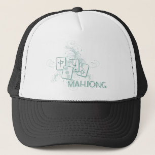 Gorra De Camionero azul mahjong