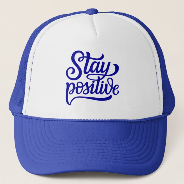 Gorra De Camionero Azul positivo (Anverso)