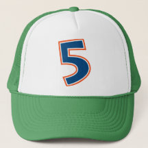 Azul y Naranja Número 5