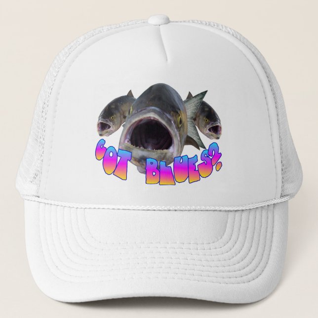 Gorra De Camionero azules conseguidos (Anverso)