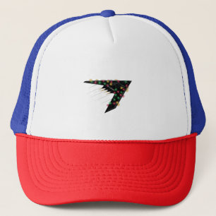 Gorra De Camionero B2 Espíritu Sigiloso Avión de Navidad Digital