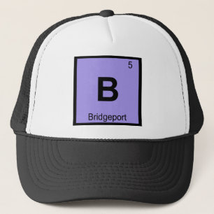 Gorra De Camionero B - Bridgeport Connecticut Símbolo de Química