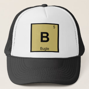 Gorra De Camionero B - Clarín Música Química Símbolo de la Tabla Peri