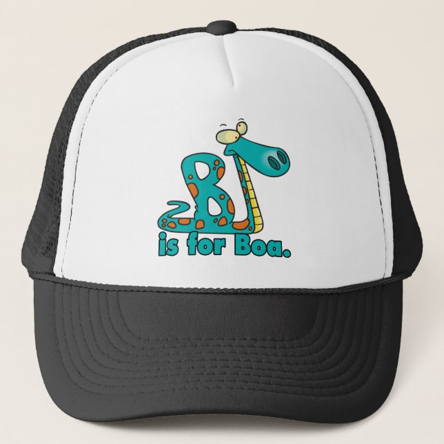 Gorra De Camionero B es para boa constrictor tonto personalizado de s (Anverso)