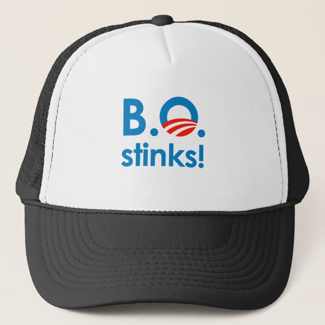 Gorra De Camionero B.O. Hedores/Anti-Obama (Anverso)
