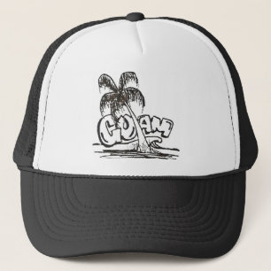 Gorra De Camionero b&w de Guam