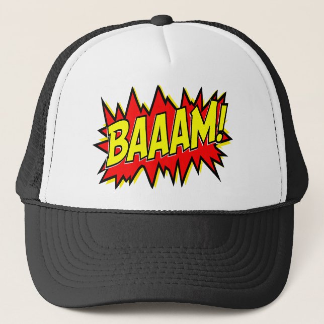 GORRA DE CAMIONERO ¡BAAAM! (Anverso)