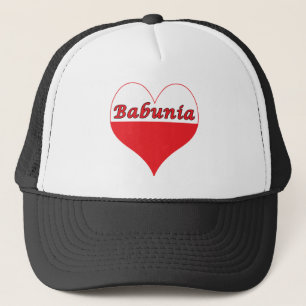 Gorra De Camionero Babunia Corazón Polaco