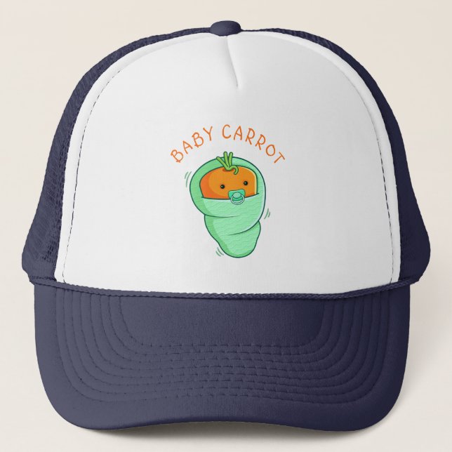 Gorra De Camionero Baby Carrot Pun (Anverso)
