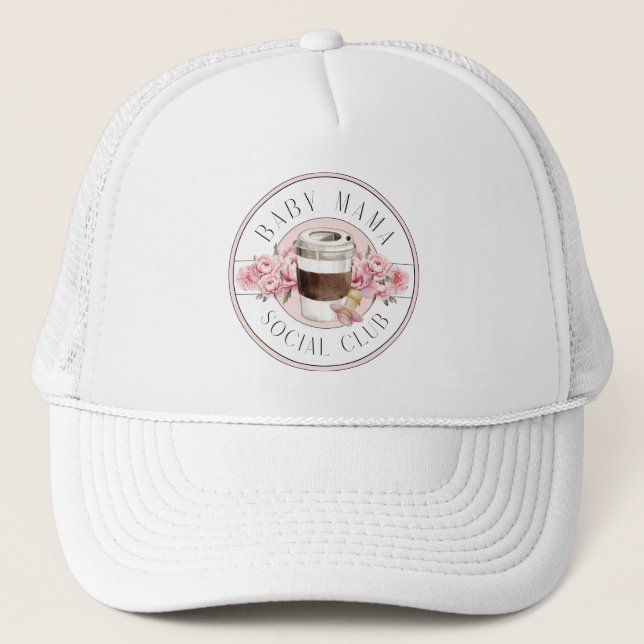 Gorra De Camionero Baby Mama Social Club (Anverso)