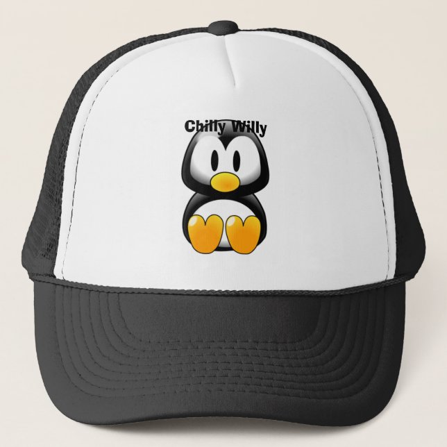 Gorra De Camionero baby_tux_01, Willy frío (Anverso)