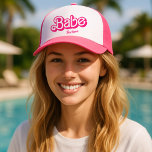 Gorra De Camionero Bachelorette Babe Brie Tribuna<br><div class="desc">Bachelorette Babe Tribe Tribe Squad Hat</div>