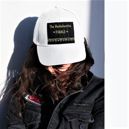 Gorra De Camionero Bachelorette Cap - Diseño de un gato de amor por A
