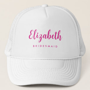 Gorra De Camionero Bachelorette de color rosa caliente equipo de la f