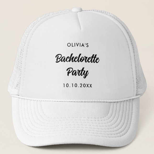 Gorra De Camionero Bachelorette Party Bridal Shower Bridal Novia Squa (Anverso)