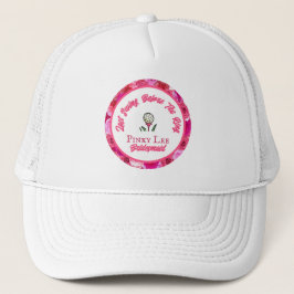 Gorra De Camionero Bachelorette Party Bridal Shower Golf Floral Rosa
