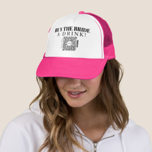 Gorra De Camionero Bachelorette Venmo Código QR Comprar A La Novia Un