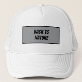 Gorra De Camionero "Back to Nature Mode