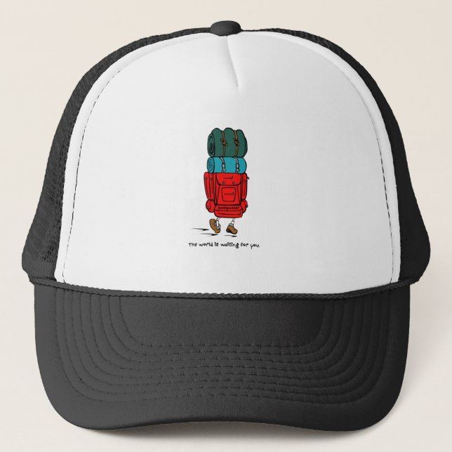Gorra De Camionero Backpacker (Anverso)