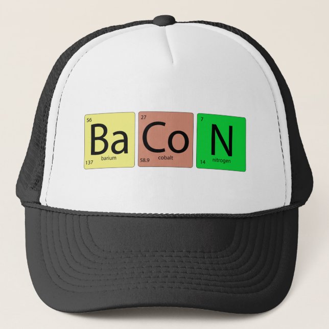 Gorra De Camionero Bacon Geek (Anverso)