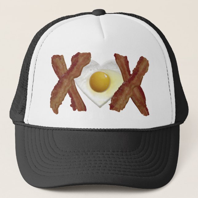 Gorra De Camionero Bacon X O X LOVE (Anverso)