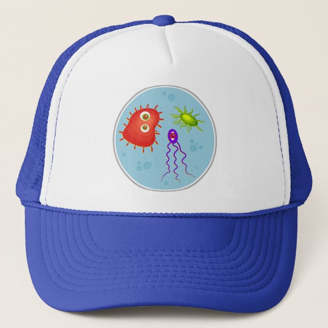 Gorra De Camionero Bacterias (Anverso)