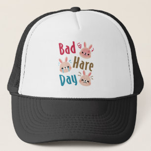 Gorra De Camionero Bad Hare Day Conejo Conejo Conejo Conejo Kawaii Pa
