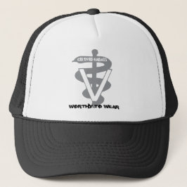 Gorra De Camionero Badass Certificada Veterinaria - Vale La Pena Usar