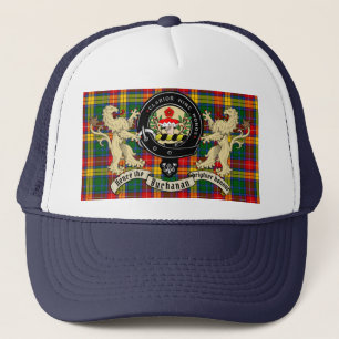 Gorra De Camionero Badge Buchanan Clan y Tartán