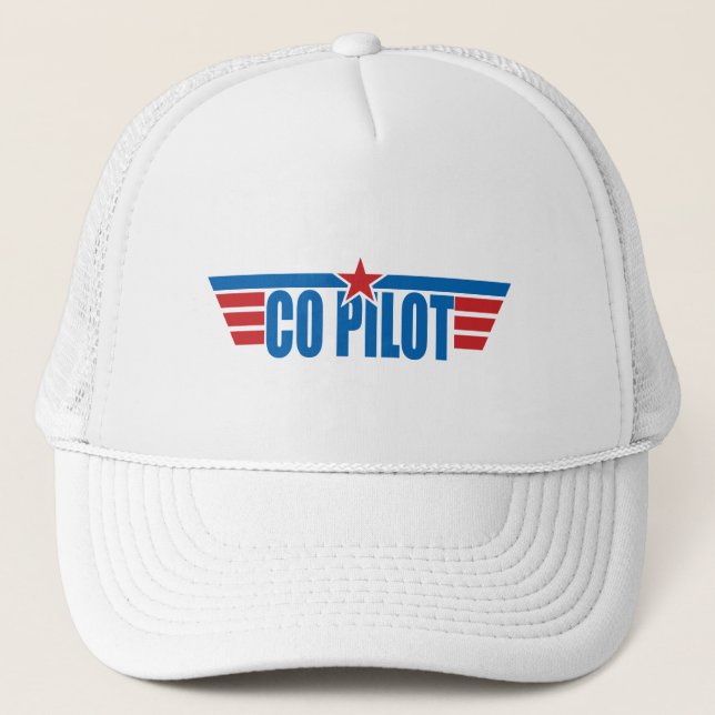 Gorra De Camionero Badge de ala de copago - Aviación (Anverso)