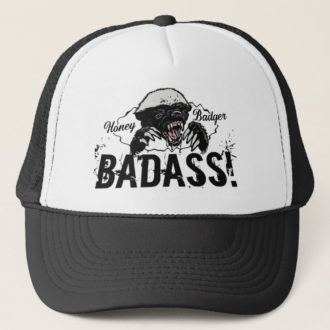 Gorra De Camionero Badger de miel (Anverso)